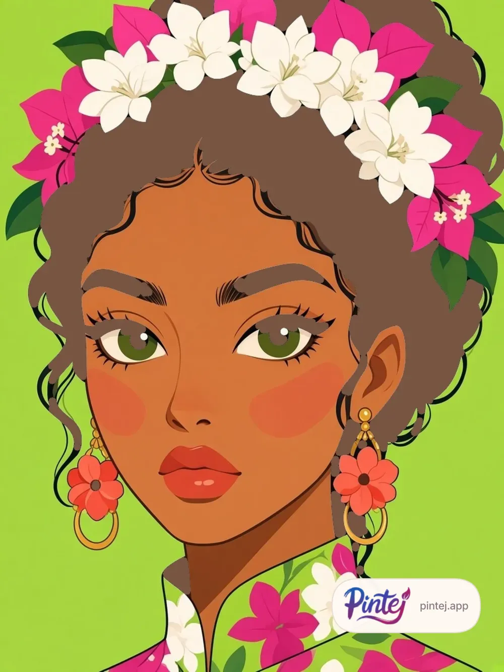 Jasmine and bougainvillea — In color