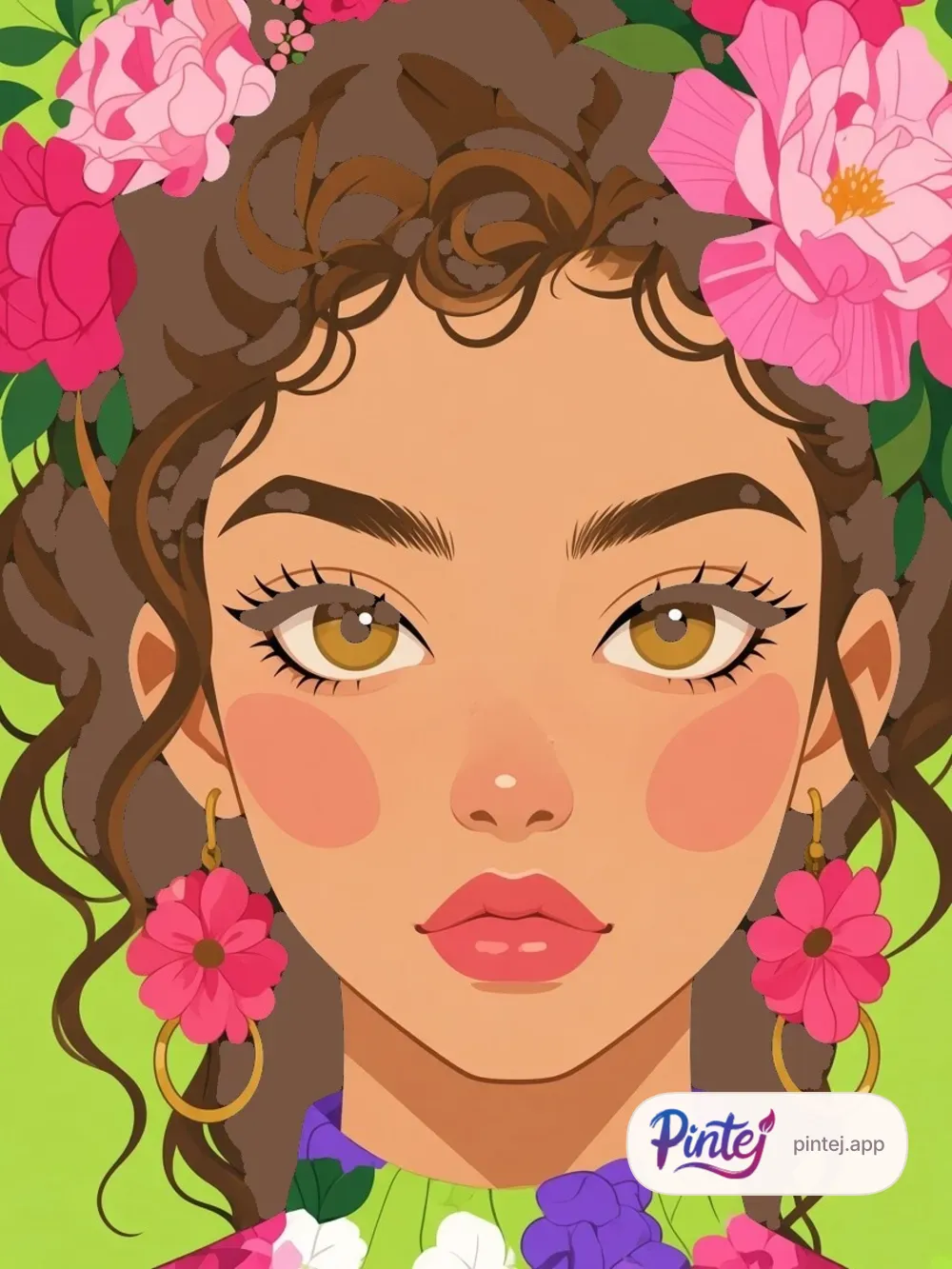 Dahlia headband — In color