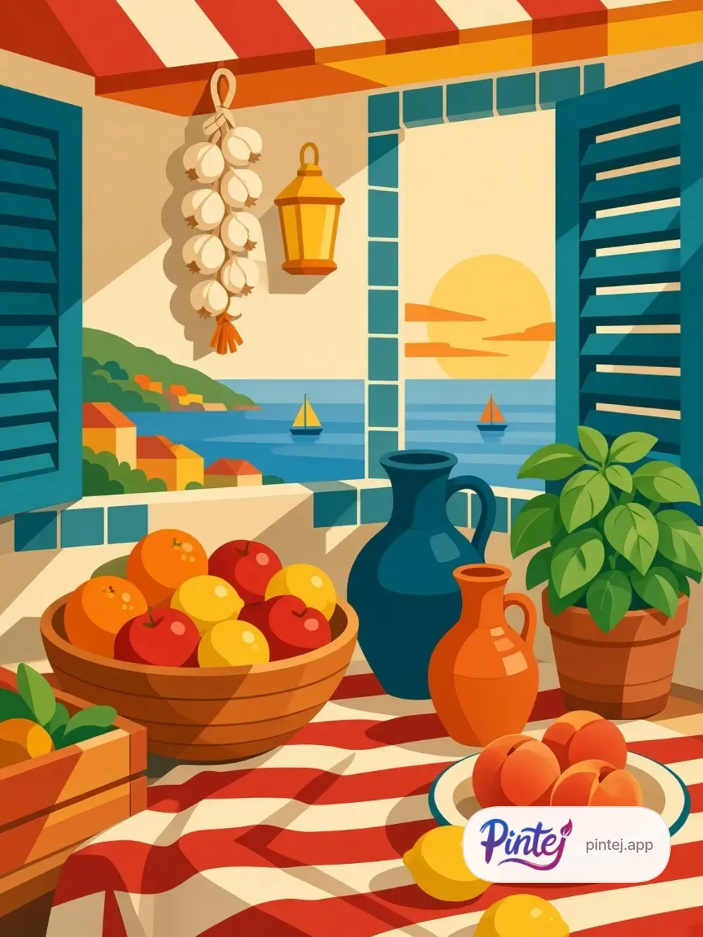 Still life at the window — In color