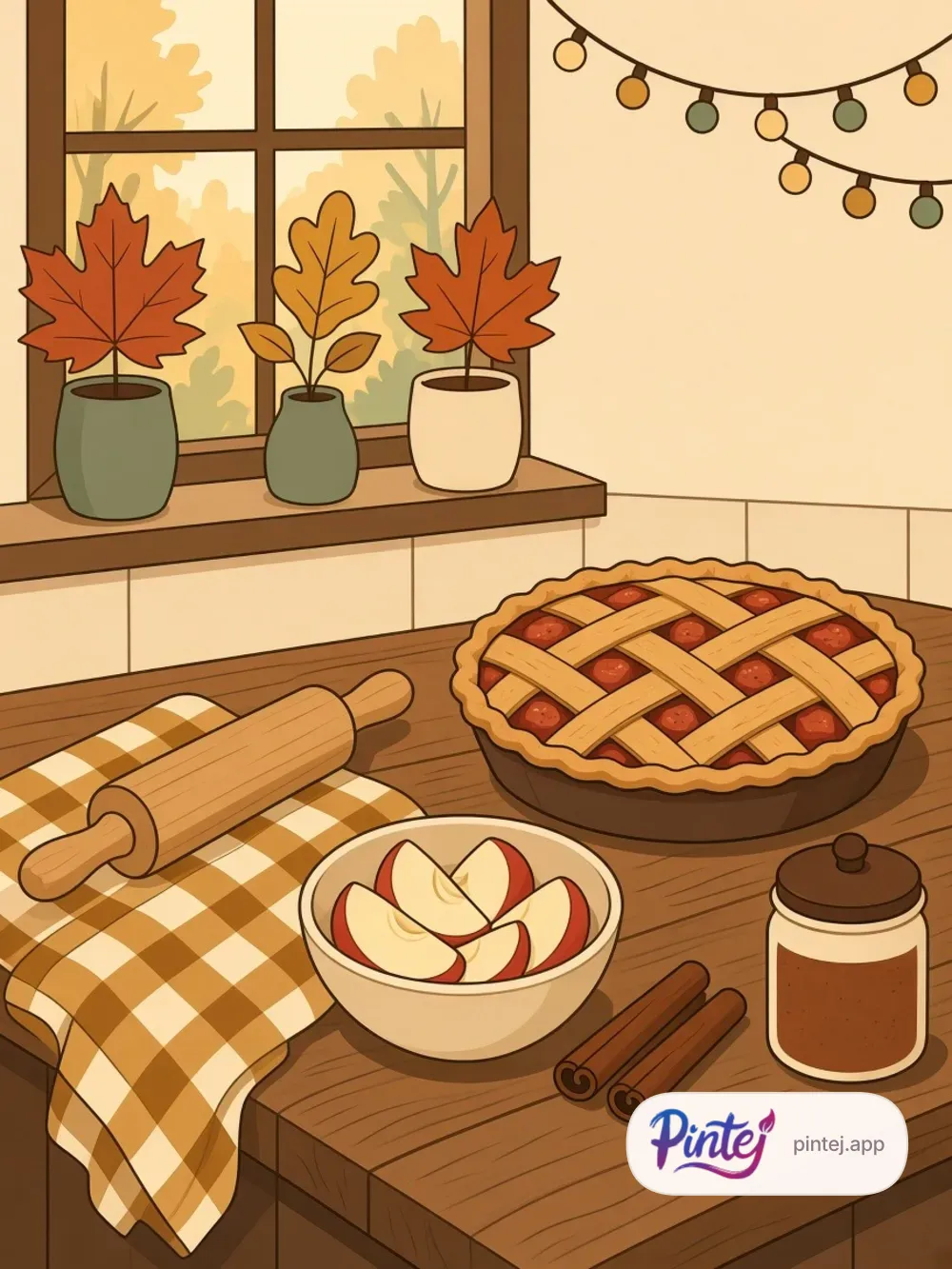Cinnamon pie