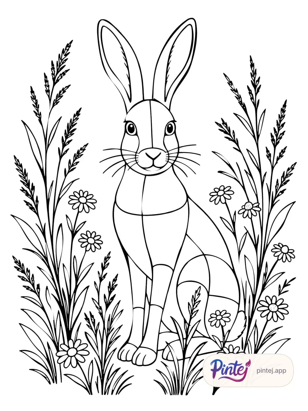 Hare — Line art