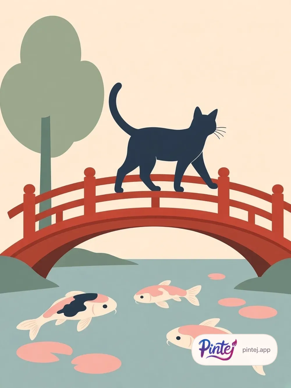 Koi bridge