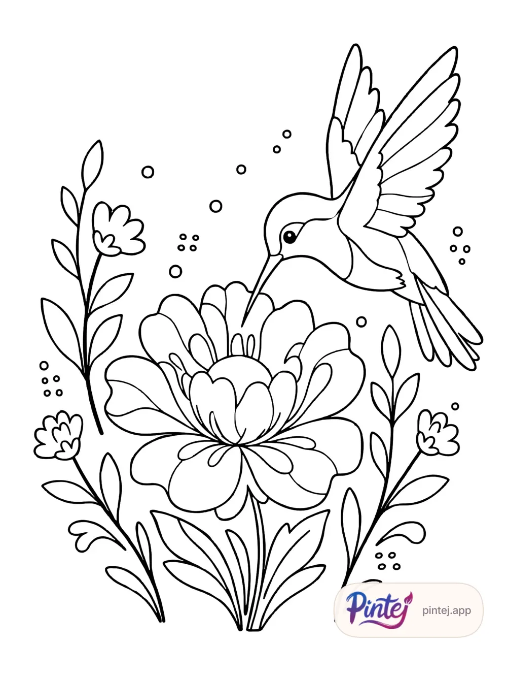 Flower — Line art