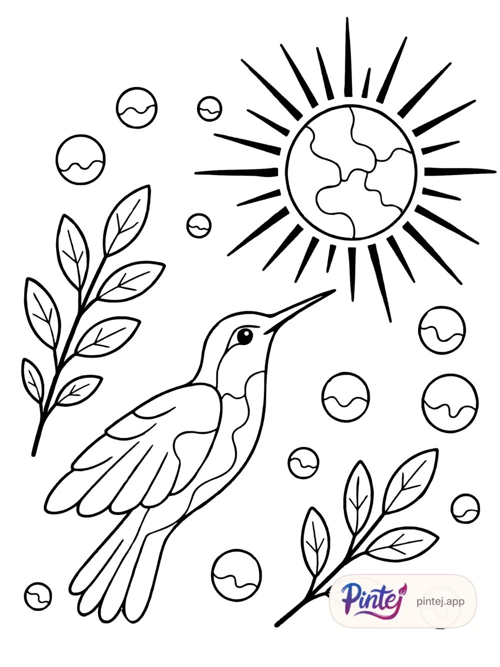 Sunshine — Line art
