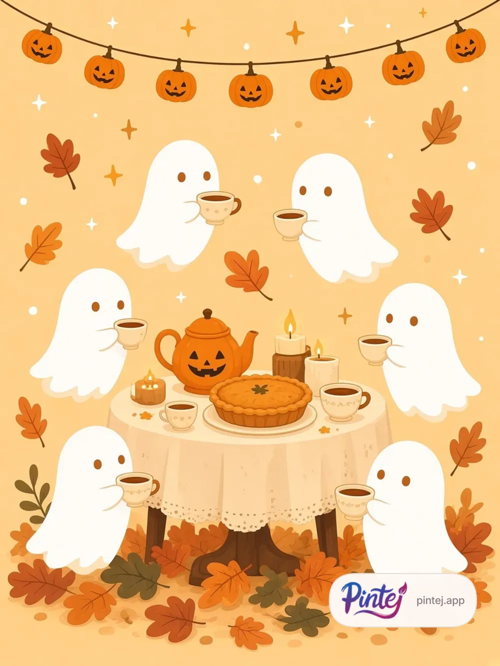 Ghosts’ tea party