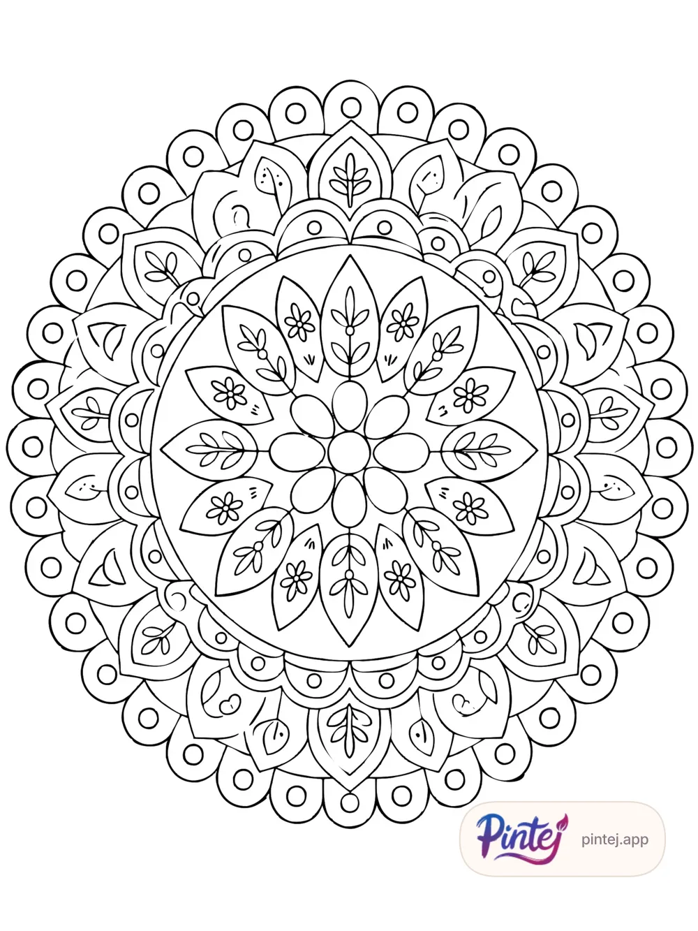 Waves and bamboo — Line art