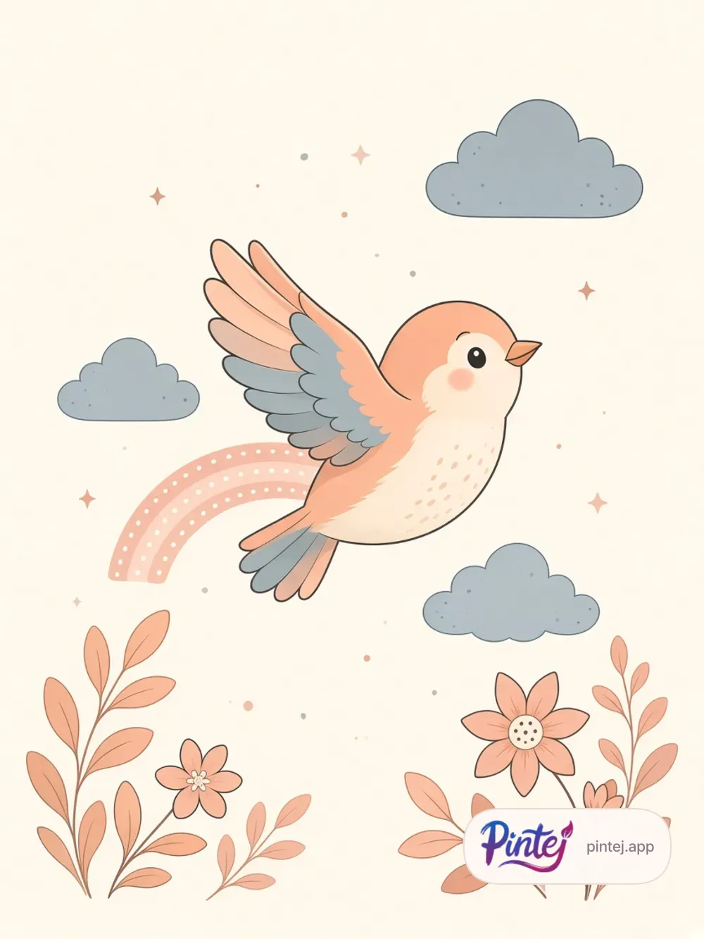 In flight
