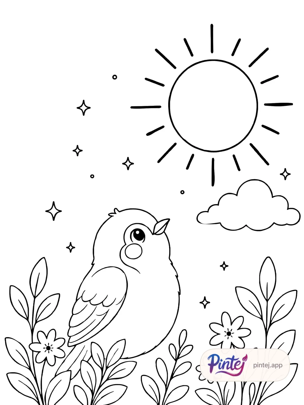 Sunshine — Line art