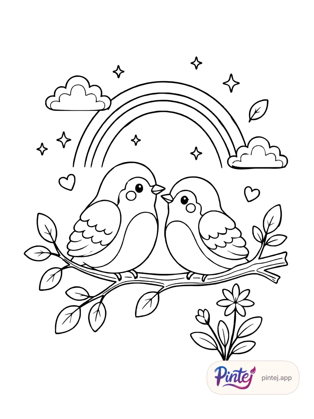 Pair — Line art