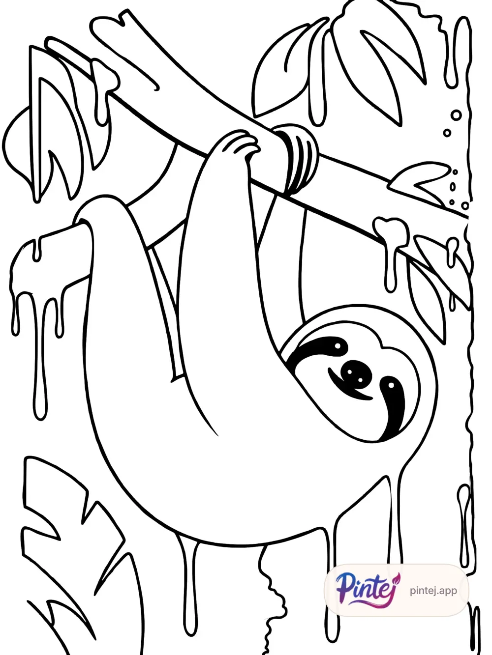 Sloth — Line art