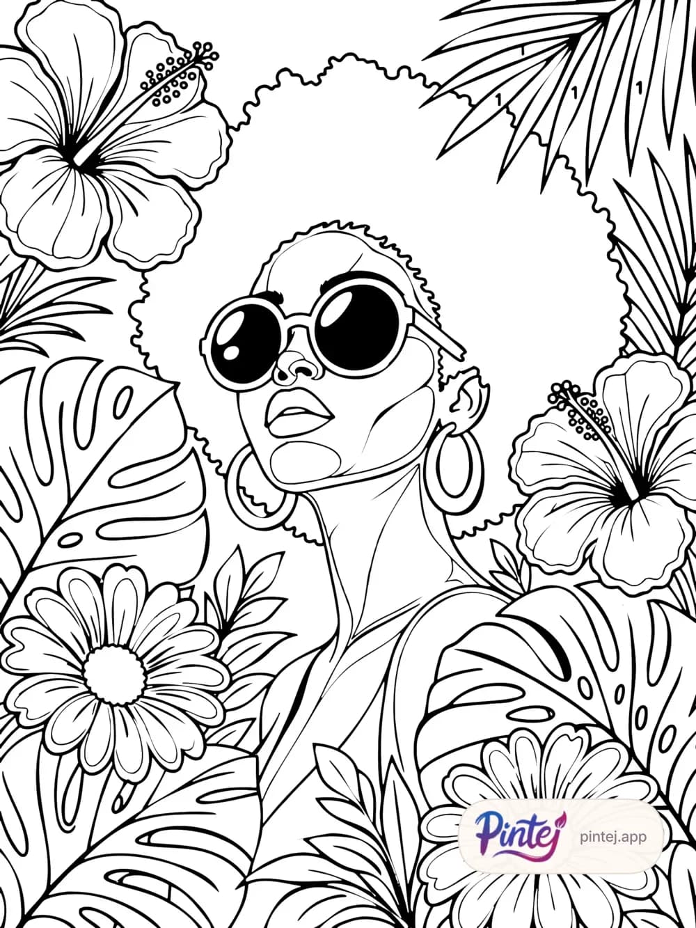 Garden — Line art