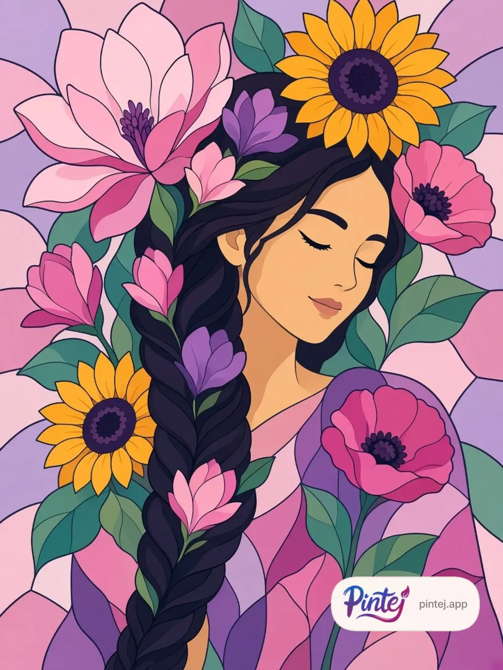 Braid and magnolias